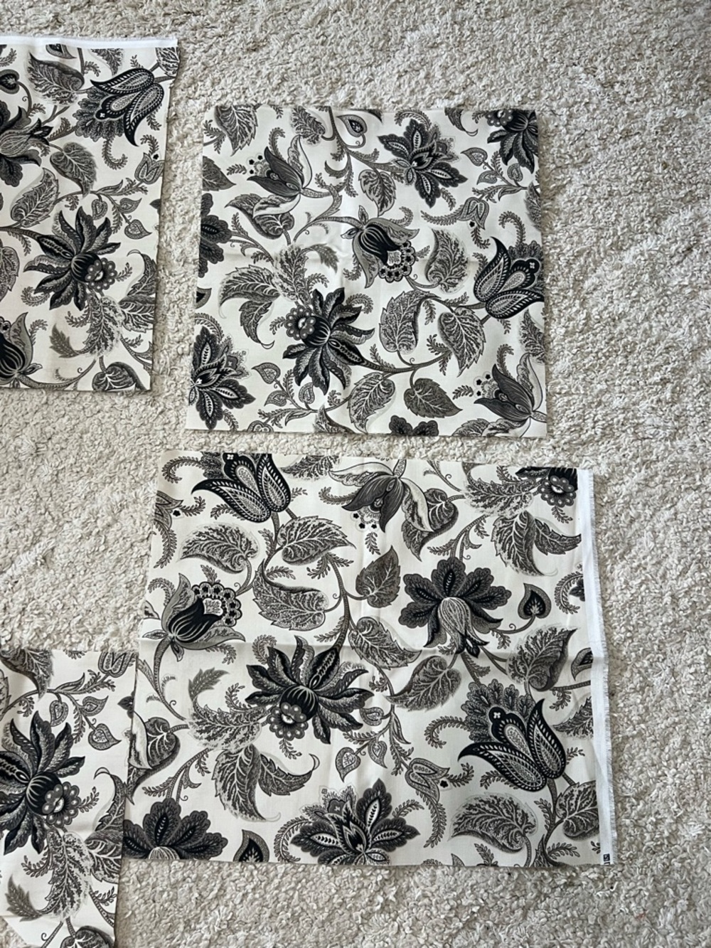 BRISWELL EBONY Designer fabric Remnant